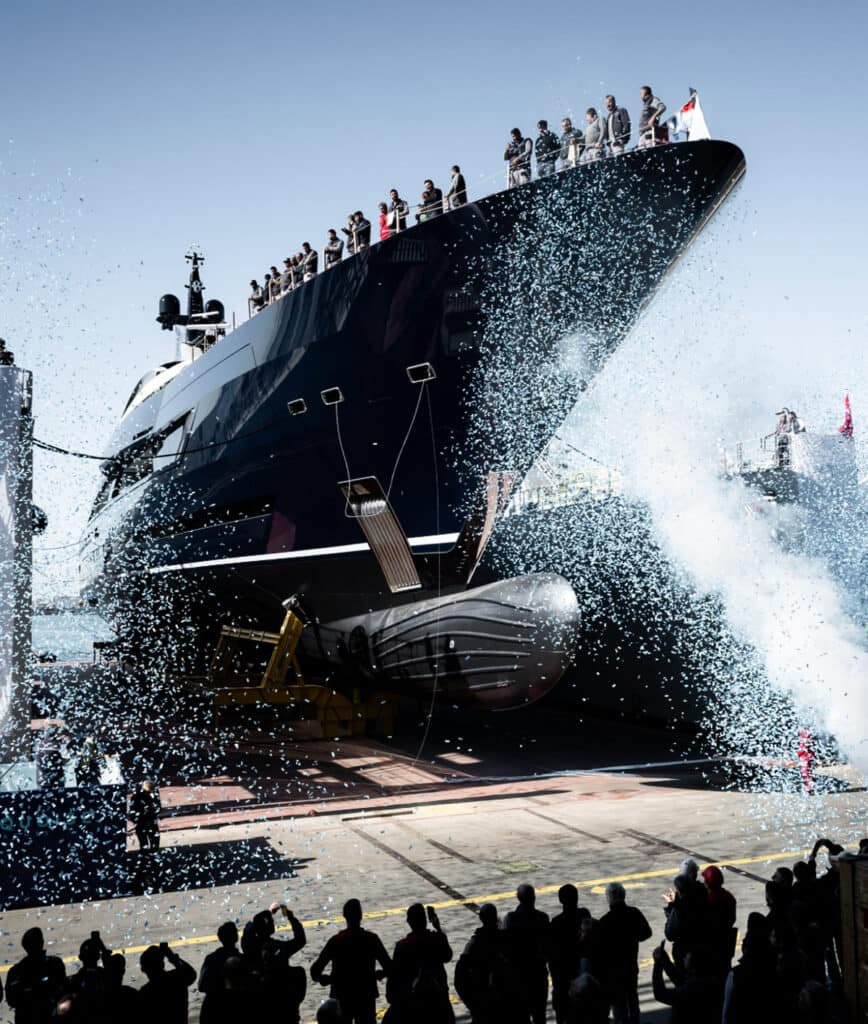 Turquoise Launches 250-Foot Hybrid Superyacht