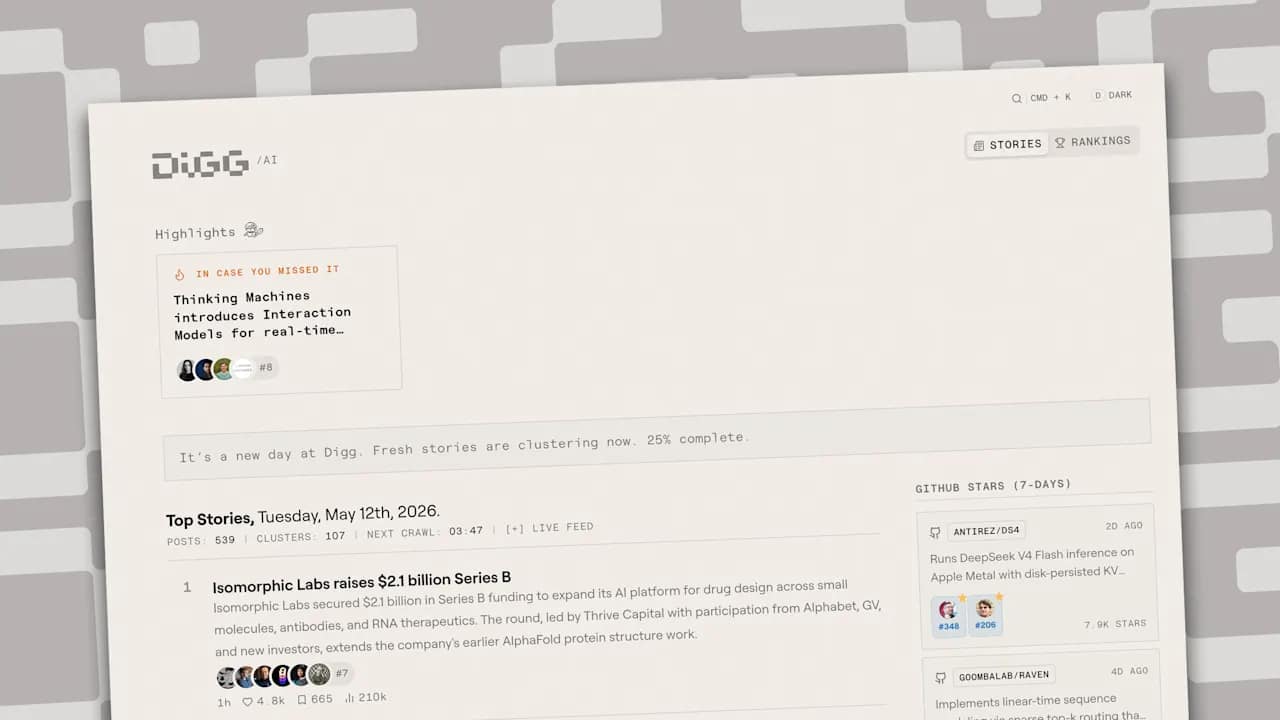 Digg Is Back (again), This Time As An AI News Aggregator
