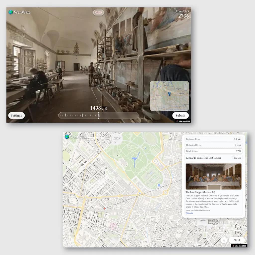 This viral vibe-coded game turns Google Maps into a time machine