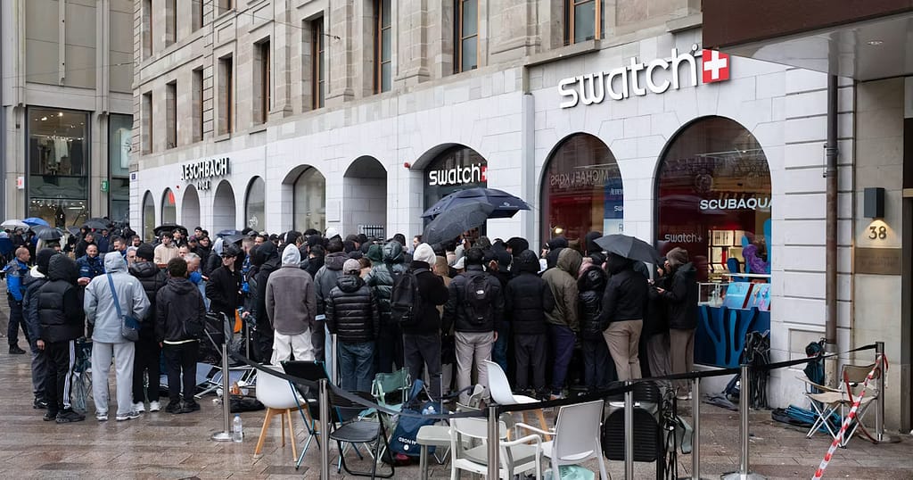 Business News: Royal Pop Sales Resume After Launch Rush For Audemars Piguet X Swatch Collaboration Forced Store Closures