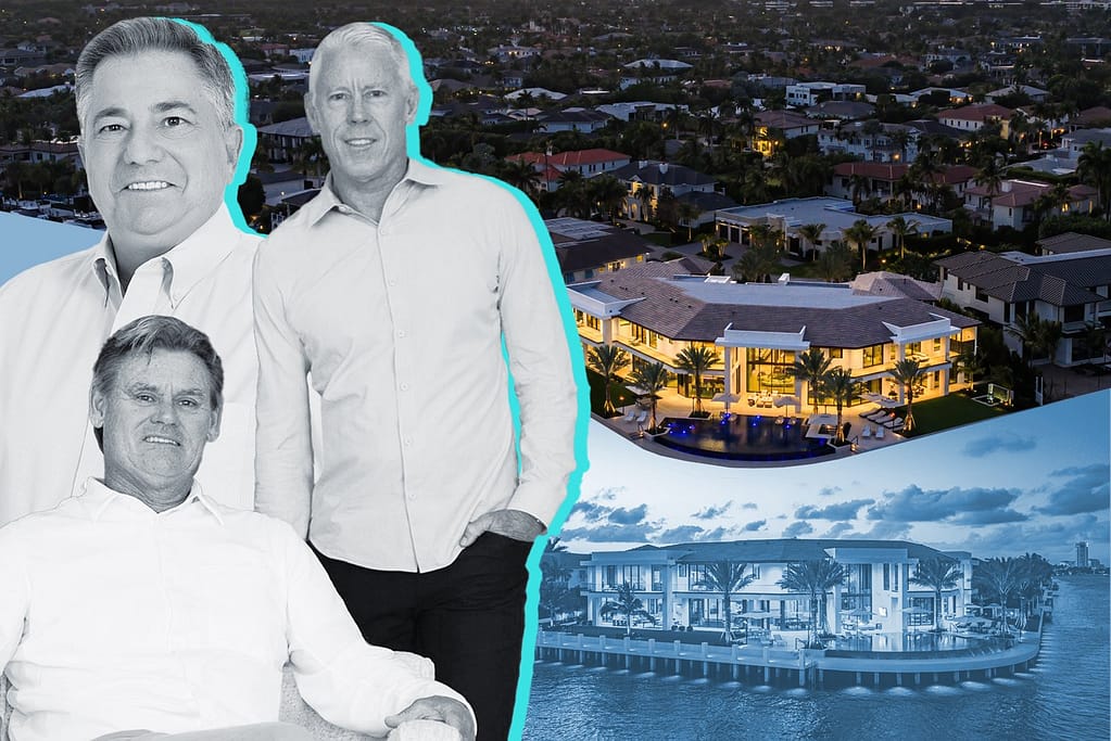 Dingle brothers sell waterfront spec mansion for $75M in Boca Raton record