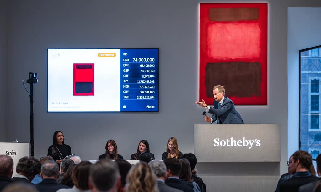 Robert Mnuchin's $85.7m Rothko leads Sotheby's $407.5m auction in New York