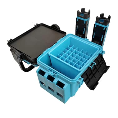 New 36 Grids Plastic Luminous Fishing Tackle Box Hard Lure Storage Box Egi Webfoot Octopus Organizer Squid Jig Bait Container