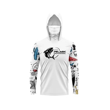Men Hood Fishing Shirt long sleeve fishing t shirt uv protection Fishing Apparel