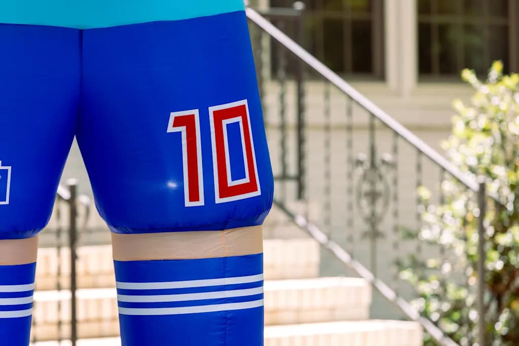 Soccer superstar Messi is bigger than ever thanks Lowe’s 10-foot inflatable  statue