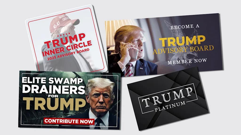 Trump’s latest logos leave out Vice President Vance